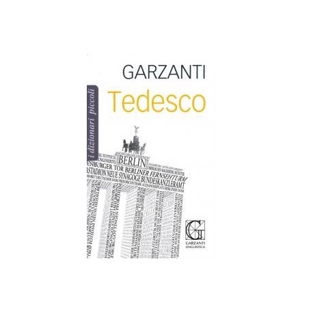 DIZIONARIO GARZANTI TEDESCO PICCOLO