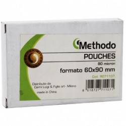 POUCHES 60X90MM 80 MICRON 100 PZ