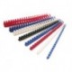 SPIRALI PLASTICHE D.10MM ROSSO 100PZ