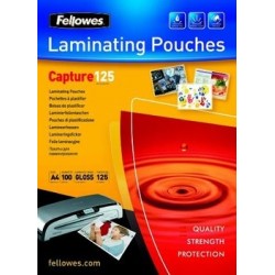 POUCHES FELLOWES 125MY A4 100PZ -