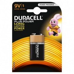 BATTERIA DURACELL MN1604 CF1 9V PLUS