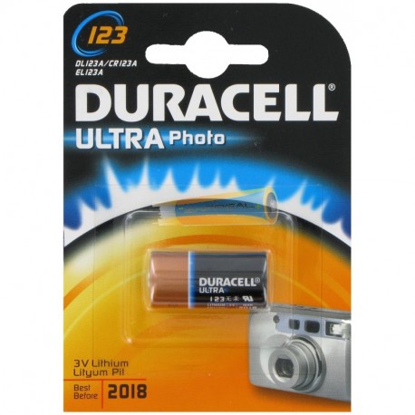 BATTERIA DURACELL DL123 ULTRA CR123A