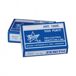 PUNTI 130/E ZENITH METALLICI 1000PZ 6/4