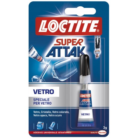 COLLA LOCTITE SUPER ATTAK VETRO 3GR