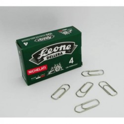 FERMAGLI LEONE NICHELATI N°4 - FN4