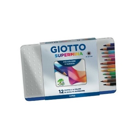 PASTELLI GIOTTO SUPERMINA 12PZ SCATOLA