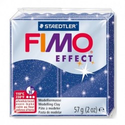 FIMO EFFECT 57GR. BLU GLITTER - 8020-302