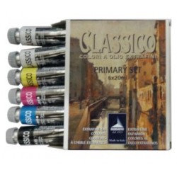 SET 6PZ TEMPERA A OLIO MAIMERI PRIMARY