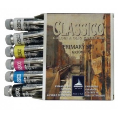 SET 6PZ TEMPERA A OLIO MAIMERI PRIMARY