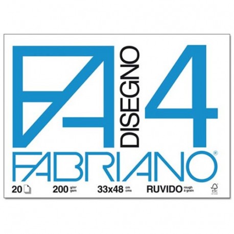 ALBUM DISEGNO FABRIANO F20 4 RUVIDO A3