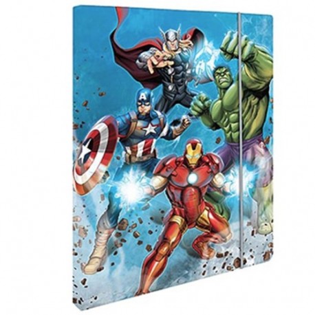 CARTELLINA D.1 C/ELASTICO A4 AVENGERS -