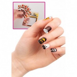 CARTELLA 80 UNGHIE ADESIVE HALLOWEEN  -