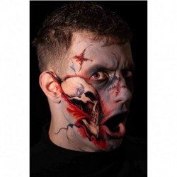 CARTELLA TATUAGGIO VISO SCHELETRO -
