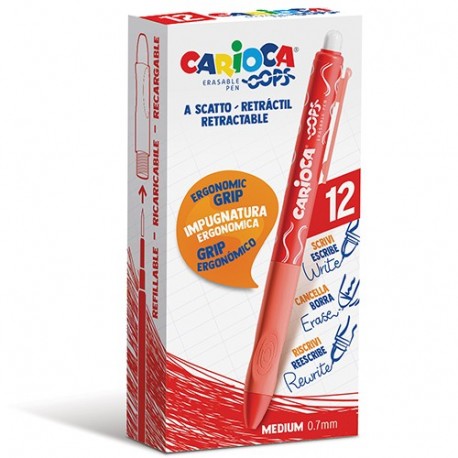 PENNA OOPS CARIOCA A SCATTO RETR. ROSSO