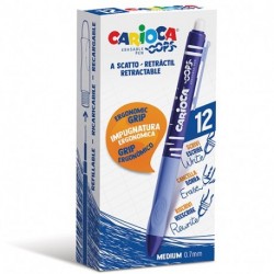 PENNA OOPS CARIOCA A SCATTO RETR. ROSSO, PENNE CANCELLABILI CON TAPPO, Vendita online, Ingrosso