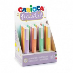 EVIDENZIATORI CARIOCA PASTEL 16PZ