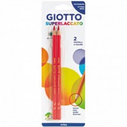 PASTELLI GIOTTO SUPERLACCATO ROSSO BLIST