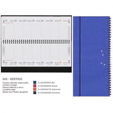 PLANNING SETT 29,8X10,5 VERTIGO BLU -