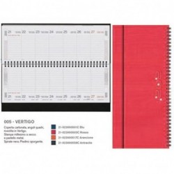 PLANNING SETT 29,8X10,5 VERTIGO ROSSO