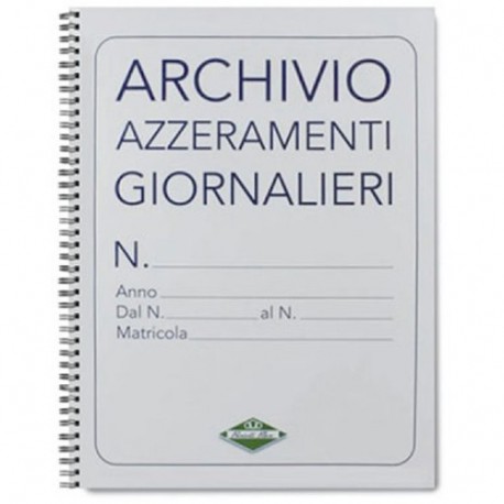 REGISTRO AZZERAMENTI GIONALIERI - 1AZ