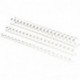 SPIRALI PLASTICHE FELLOWES D.6MM  BIANCO