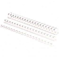 SPIRALI PLASTICHE FELLOWES D.6MM  BIANCO