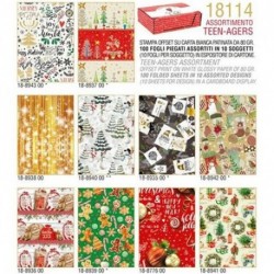 SC. CARTA REGALO 70X100 KRAFT 100F