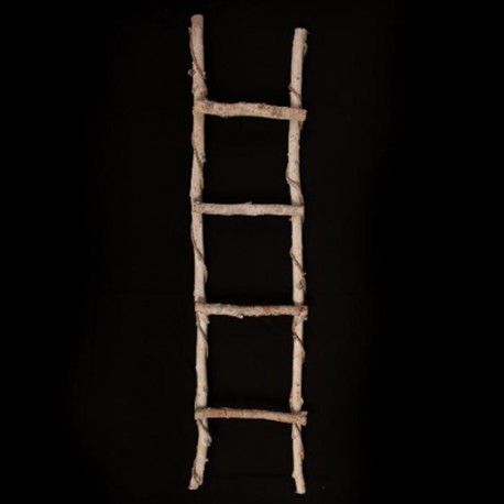 SCALA DECORATIVA BIANCA IN LEGNO