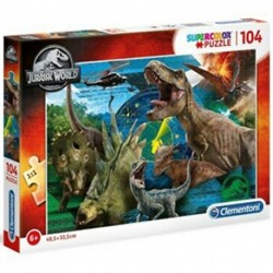 CLEM PUZZLE 104 JURASSIC WORLD - 27196.2