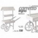 CARRETTO BIANCO 69X33X85CM - 789908