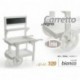 CARRETTO BIANCO 87X47X109CM - 789946