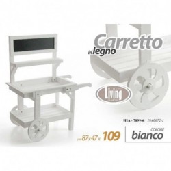 CARRETTO BIANCO 87X47X109CM - 789946