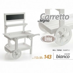 CARRETTO BIANCO 112X58,8X143,5CM -
