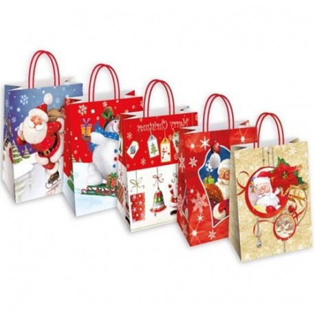 SHOPPER NATALE NEW YORK 54X14X50CM