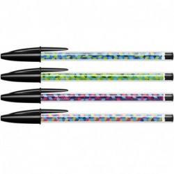 PENNA BIC CRISTAL COLLECTION NERO PUNTA