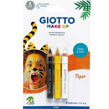 MAKE UP GIOTTO MATITE TIGER BL. 3PZ