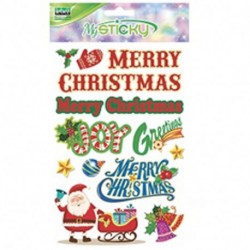 STICKER ADESIVO NATALE  - 80960