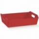 SCATOLA CESTO 310X220X90 LINO ROSSO -