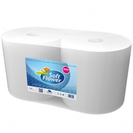 ROTOLONI 2PZ. ASCIUGAMANI SOFT FLOWER