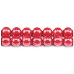 ROTOLO FILO STRISCIA PERLE 9MT ROSSO