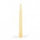 CANDELE TORTIGLIONE LACCATE GIALLO