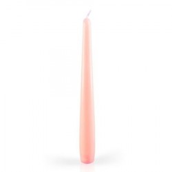 CANDELE CONICHE LACCATE ROSA 20CM 6PZ