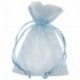 BUSTA ORGANZA 17X24 CM AZZURRO - 764-16