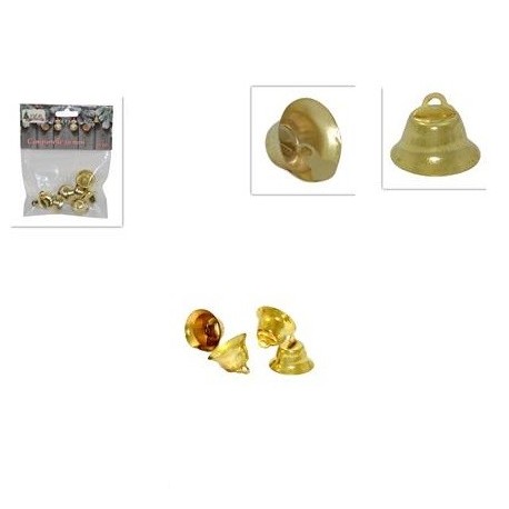 CAMPANELLE 20MM ORO 10PZ