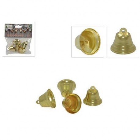 CAMPANELLE 30MM ORO 5PZ