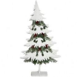 ALBERO OVATTA 120 CM C/BACCHE
