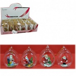 AMPOLLA DISPLAY BABBO NATALE 5,5CM