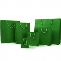 SHOPPER T/U 16X19+8CM VERDE BOSCO