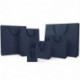 SHOPPER T/U 16X19+8CM BLU MANICO