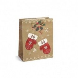 SHOPPER NATALE 26X32,5X12,7 CM.  - 61258